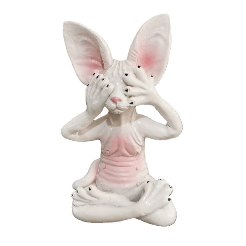 Resin Crafts Dont Look Listen Dont Talk Meditate Kittens